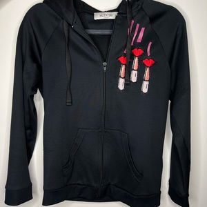 Valentino Garavani jacket, black, pink logo